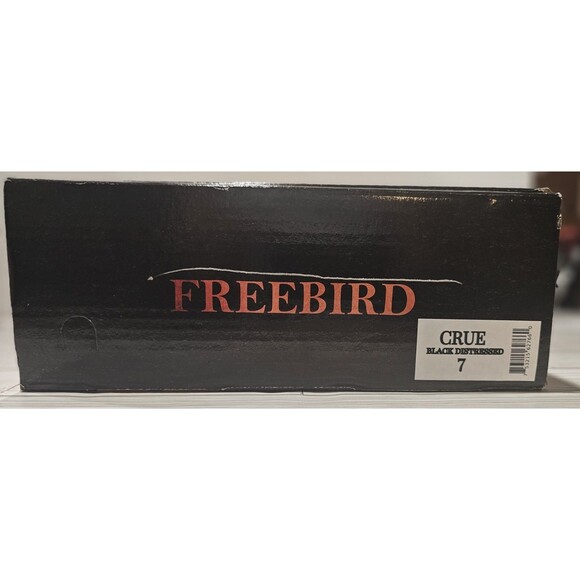 Freebird by Steven Crue Size 7 Womens New Condition Distressed Black - Picture 14 of 16
